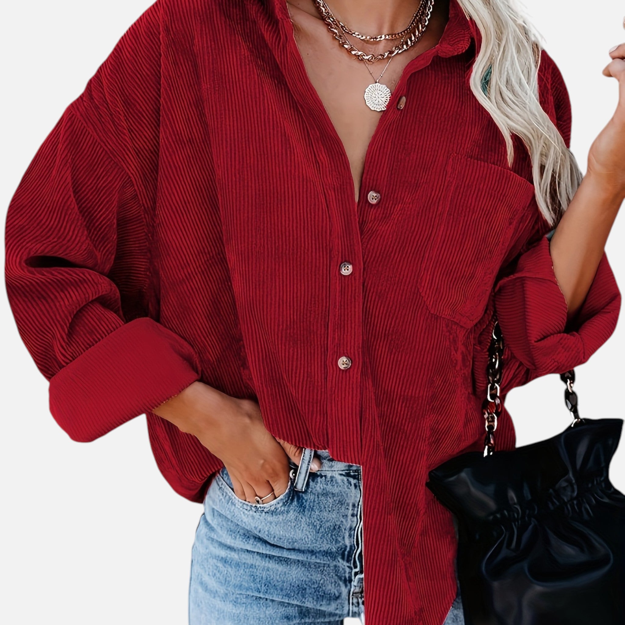 Beverly Moda | Women’s Timeless Oversized Blouse