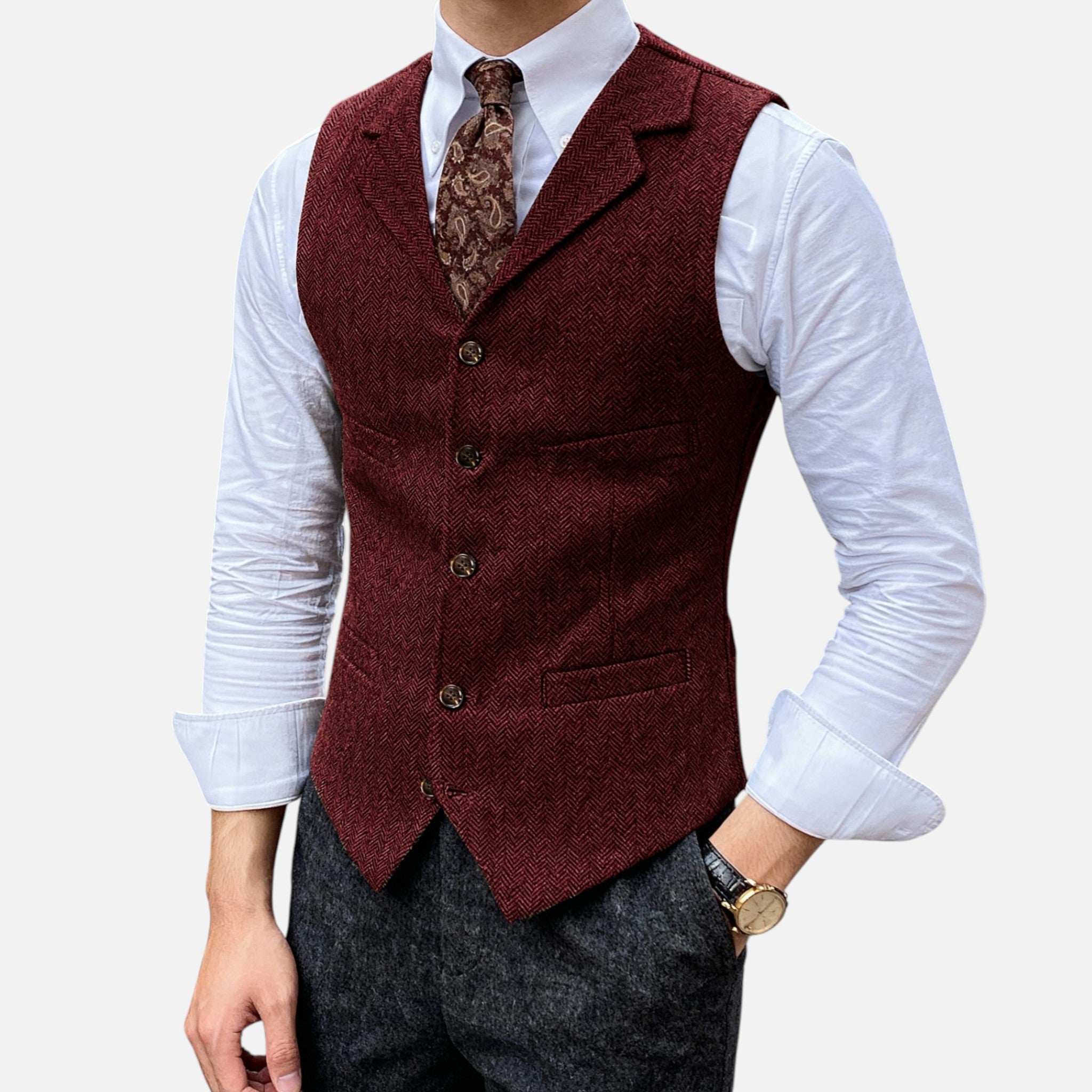 Beverly Moda | Men’s Vintage Wool Waistcoat