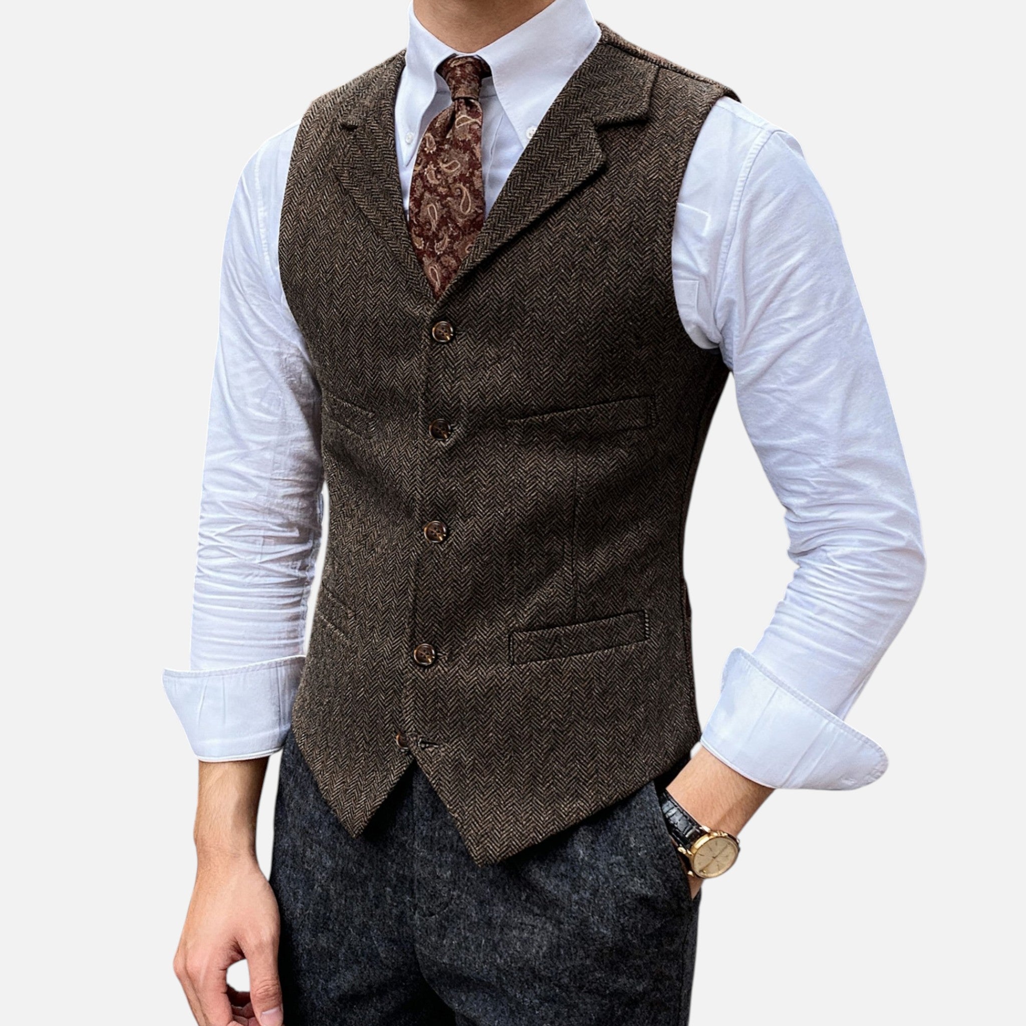 Beverly Moda | Men’s Vintage Wool Waistcoat