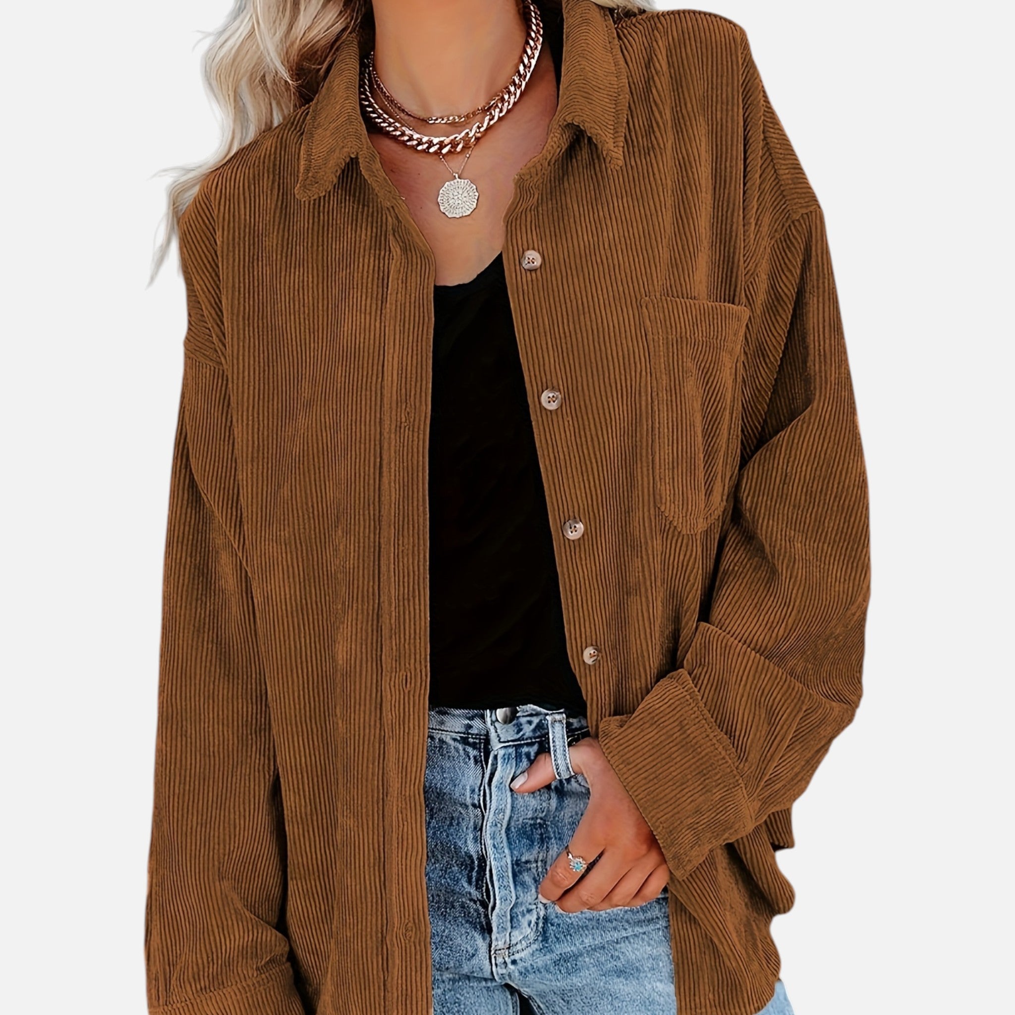 Beverly Moda | Women’s Timeless Oversized Blouse