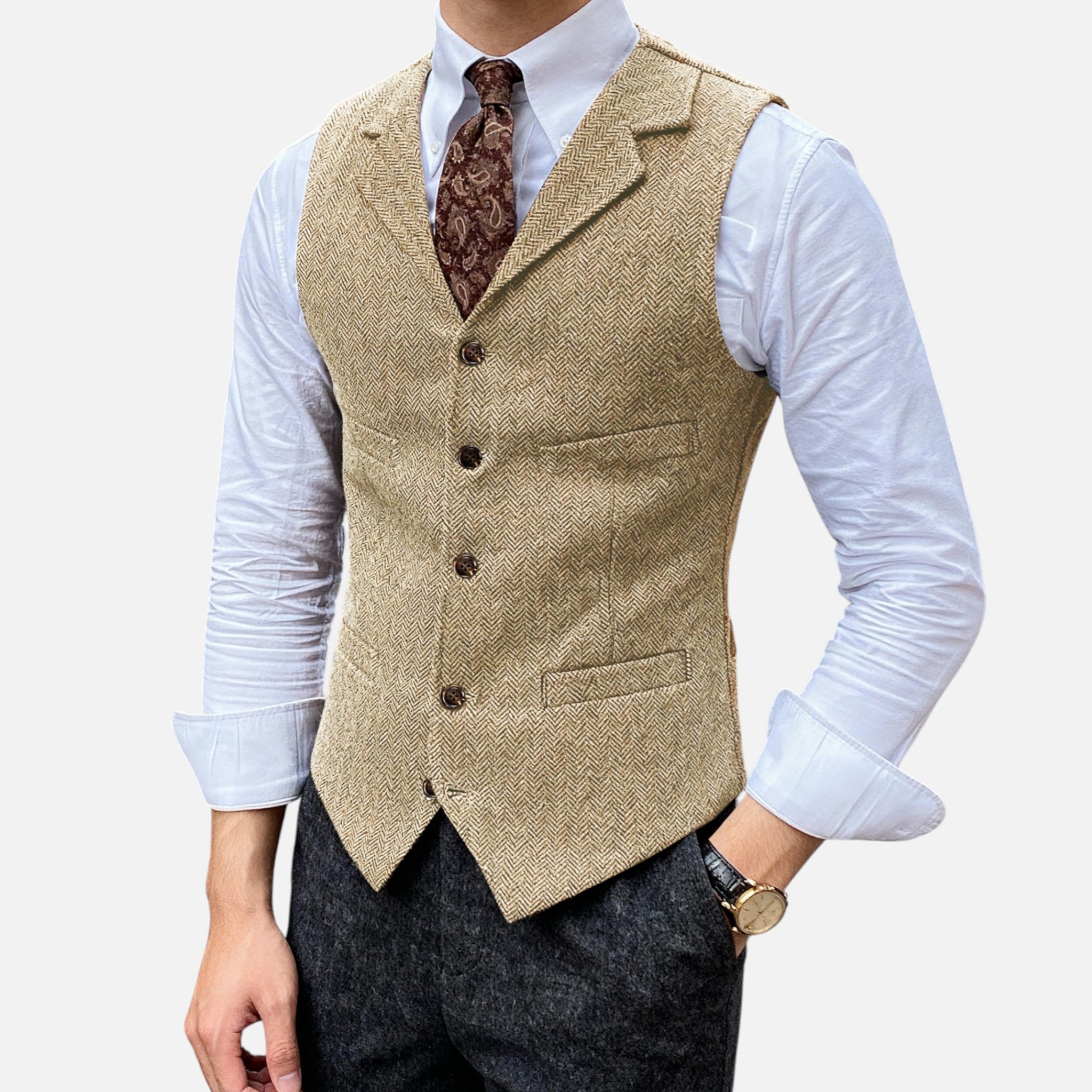 Beverly Moda | Men’s Vintage Wool Waistcoat