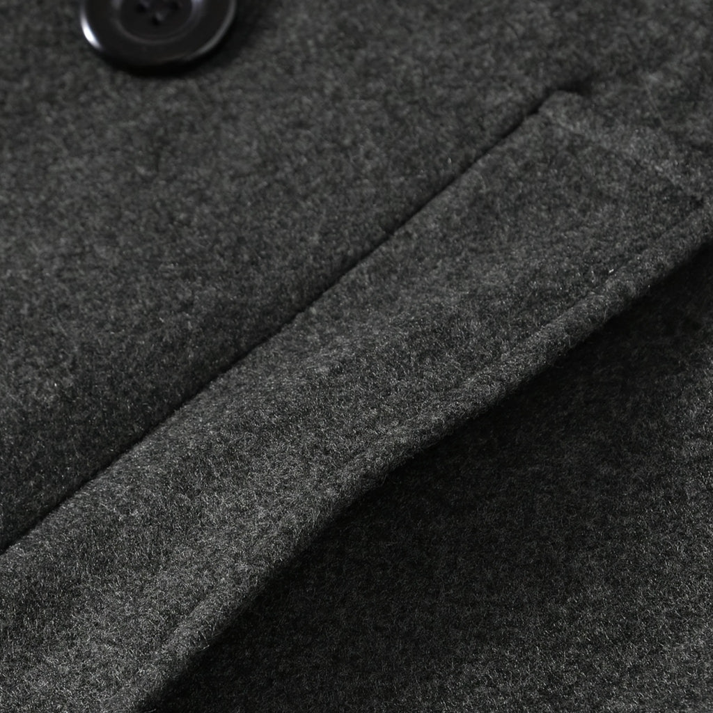 Beverly Moda | Men’s Classic Wool Overcoat