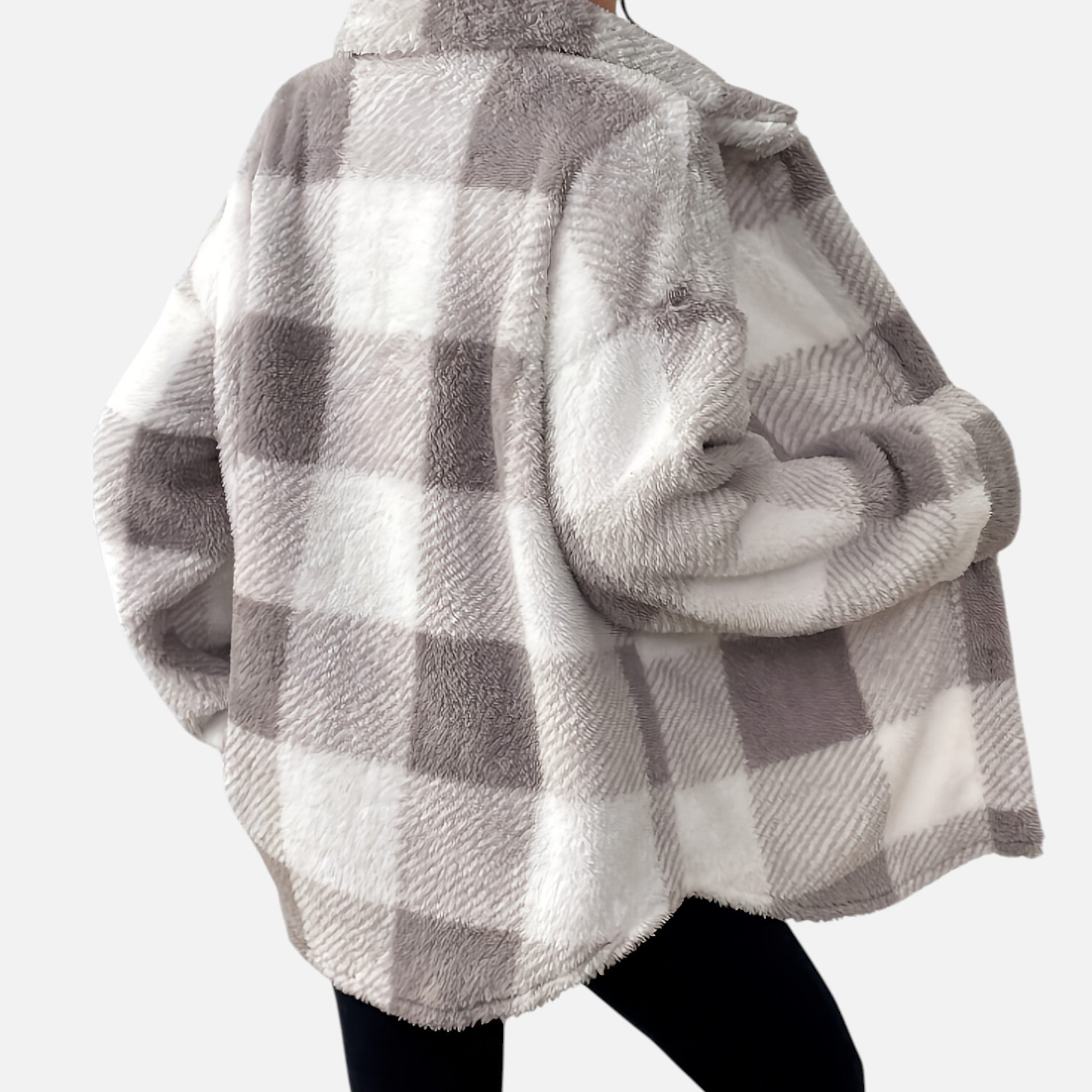 Beverly Moda | Women’s Heritage Plaid Fleece Jacket