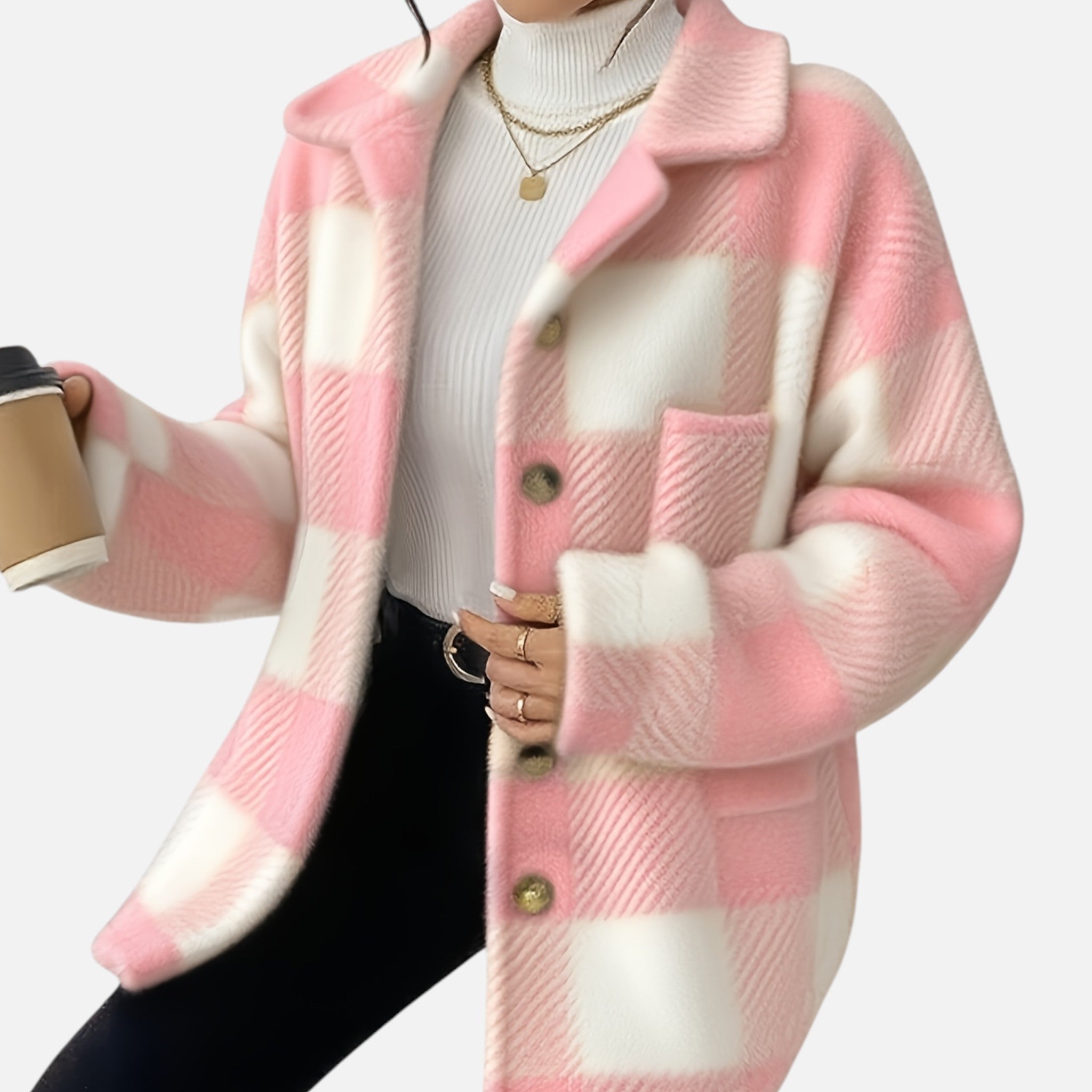 Beverly Moda | Women’s Heritage Plaid Fleece Jacket