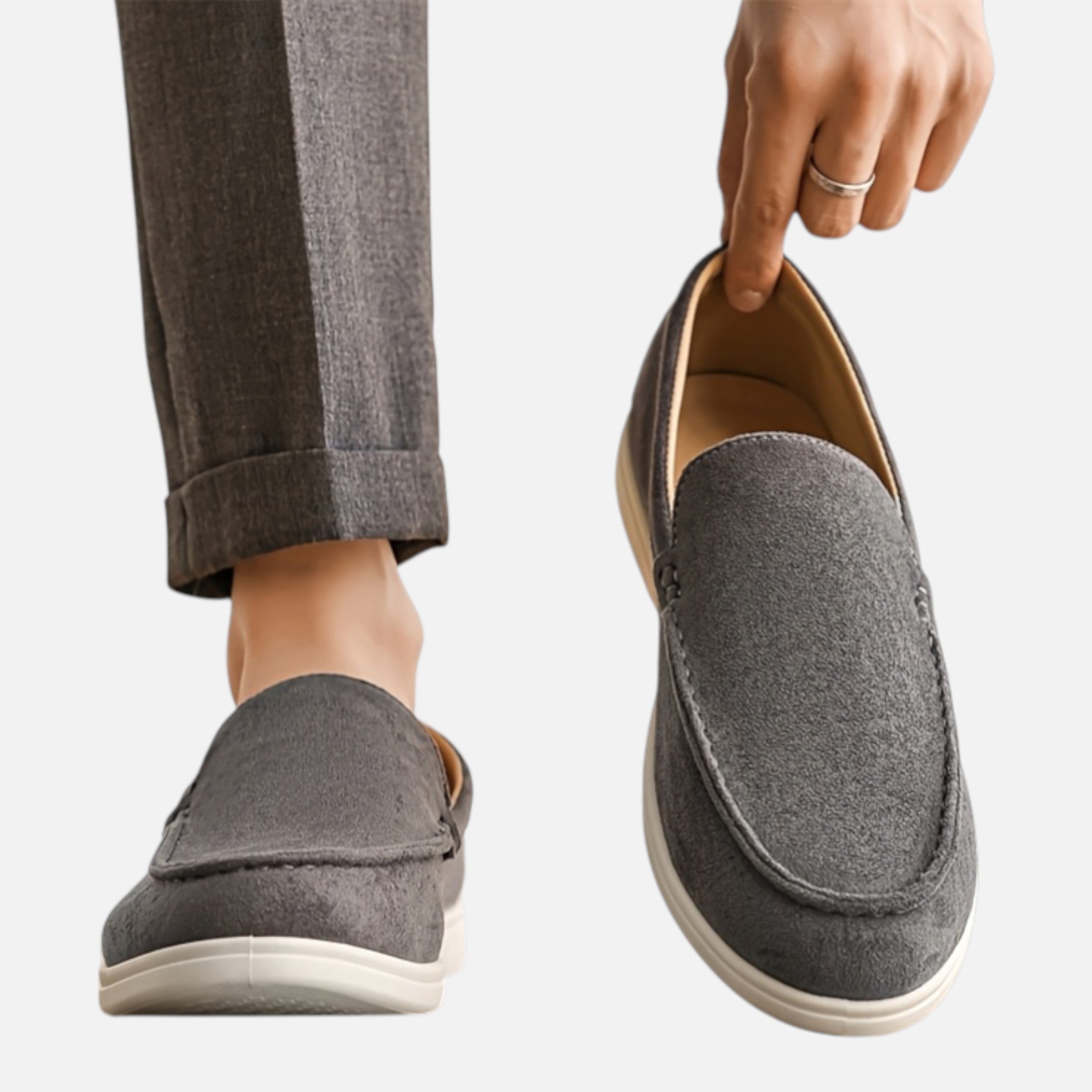 Beverly Moda | Men’s Classic Round-Toe Loafers