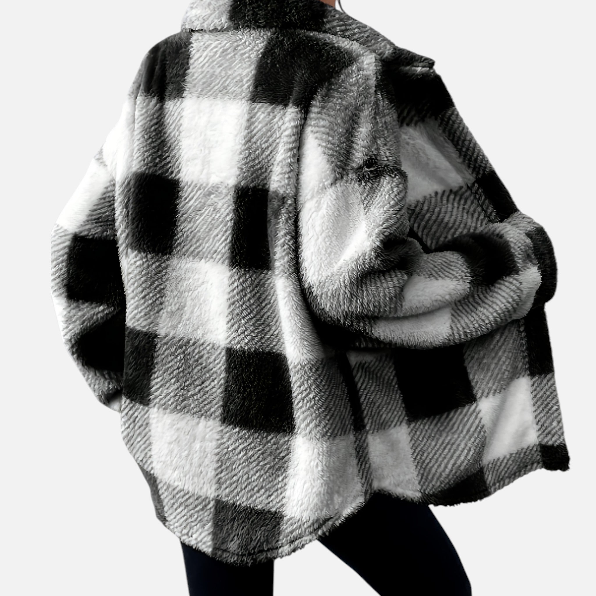 Beverly Moda | Women’s Heritage Plaid Fleece Jacket