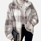 Beverly Moda | Women’s Heritage Plaid Fleece Jacket
