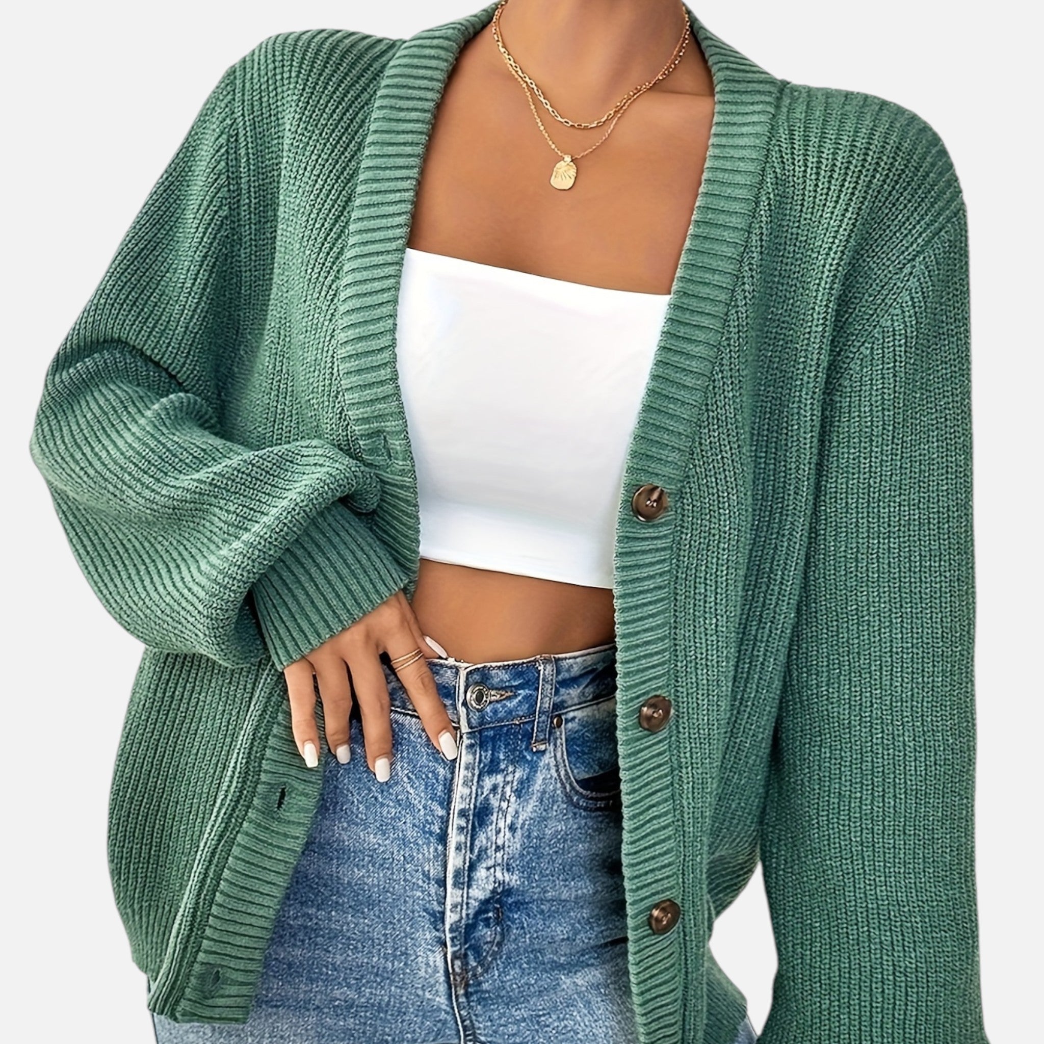 Beverly Moda | Women’s Timeless Elegant Cardigan