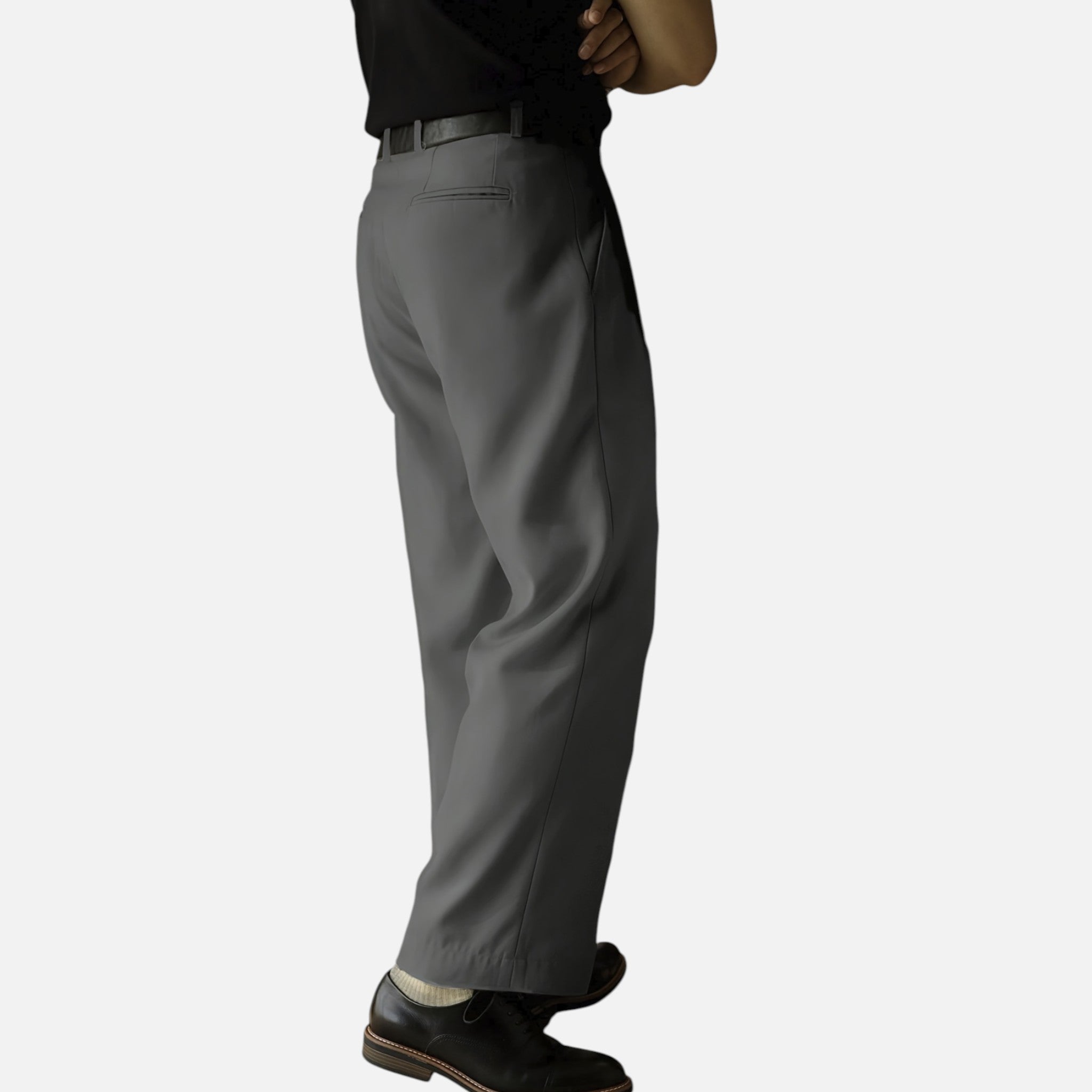 Beverly Moda | Men’s Classic Tailored Straight Pants