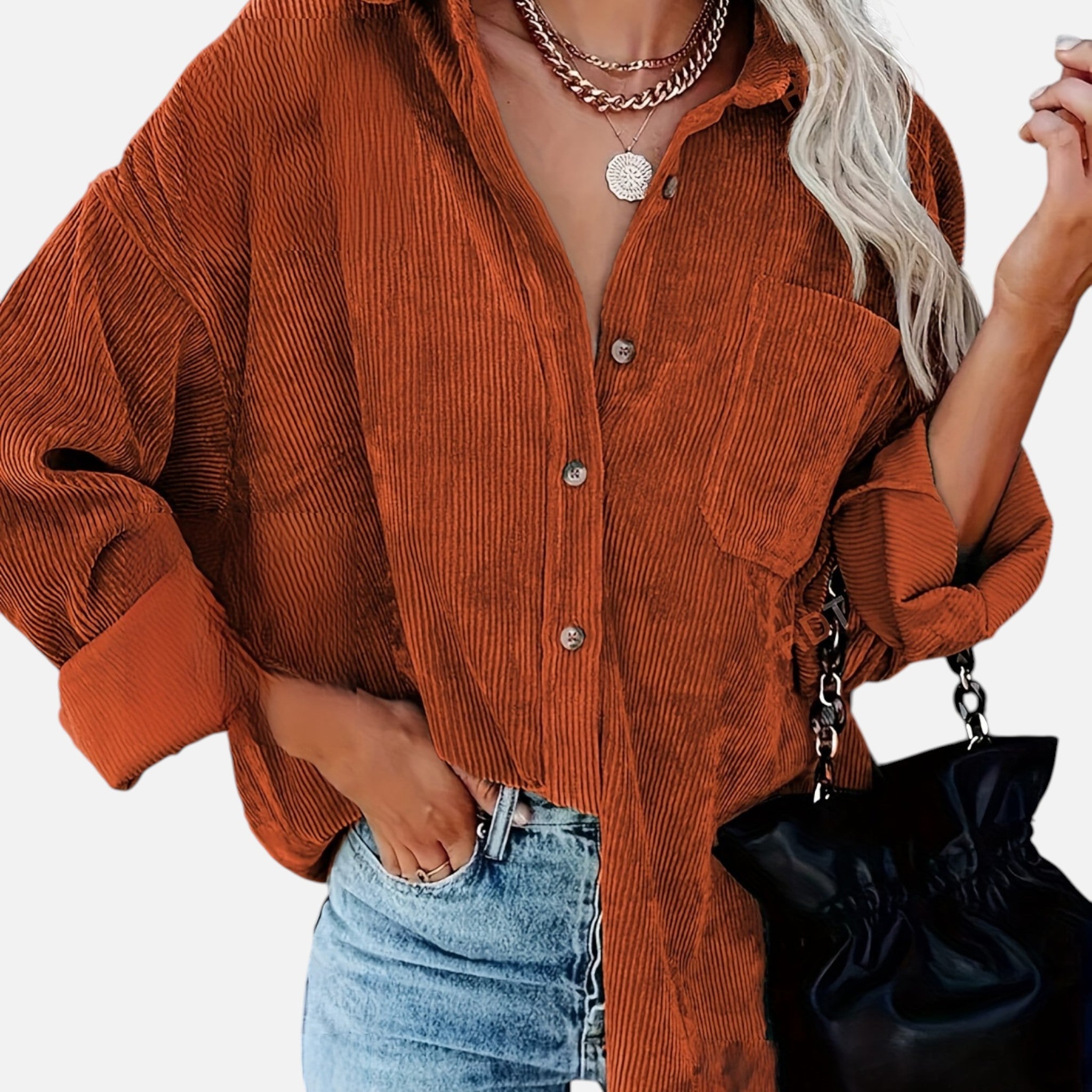 Beverly Moda | Women’s Timeless Oversized Blouse