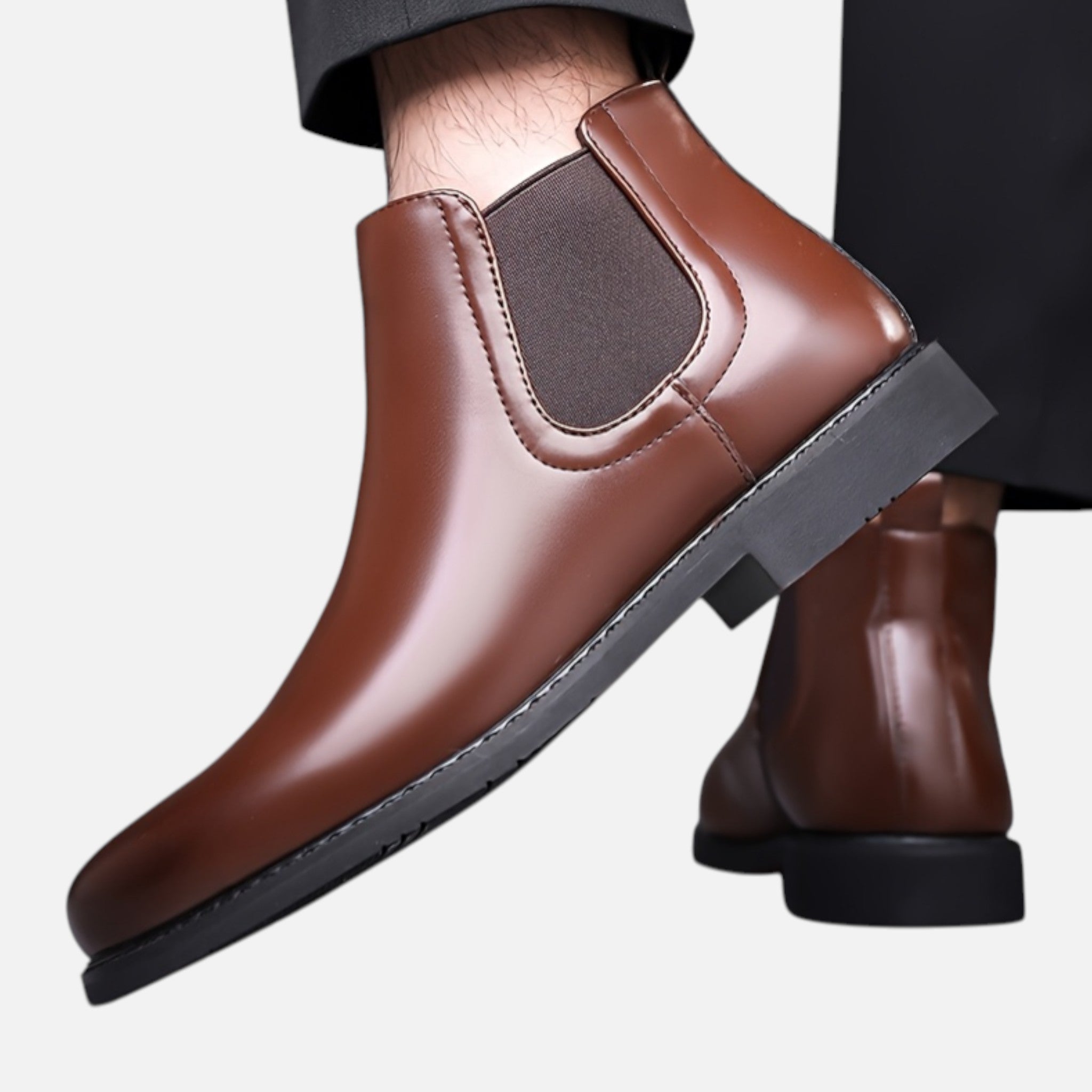 Beverly Moda | Men’s Classic Anti-Slip Dress Boots