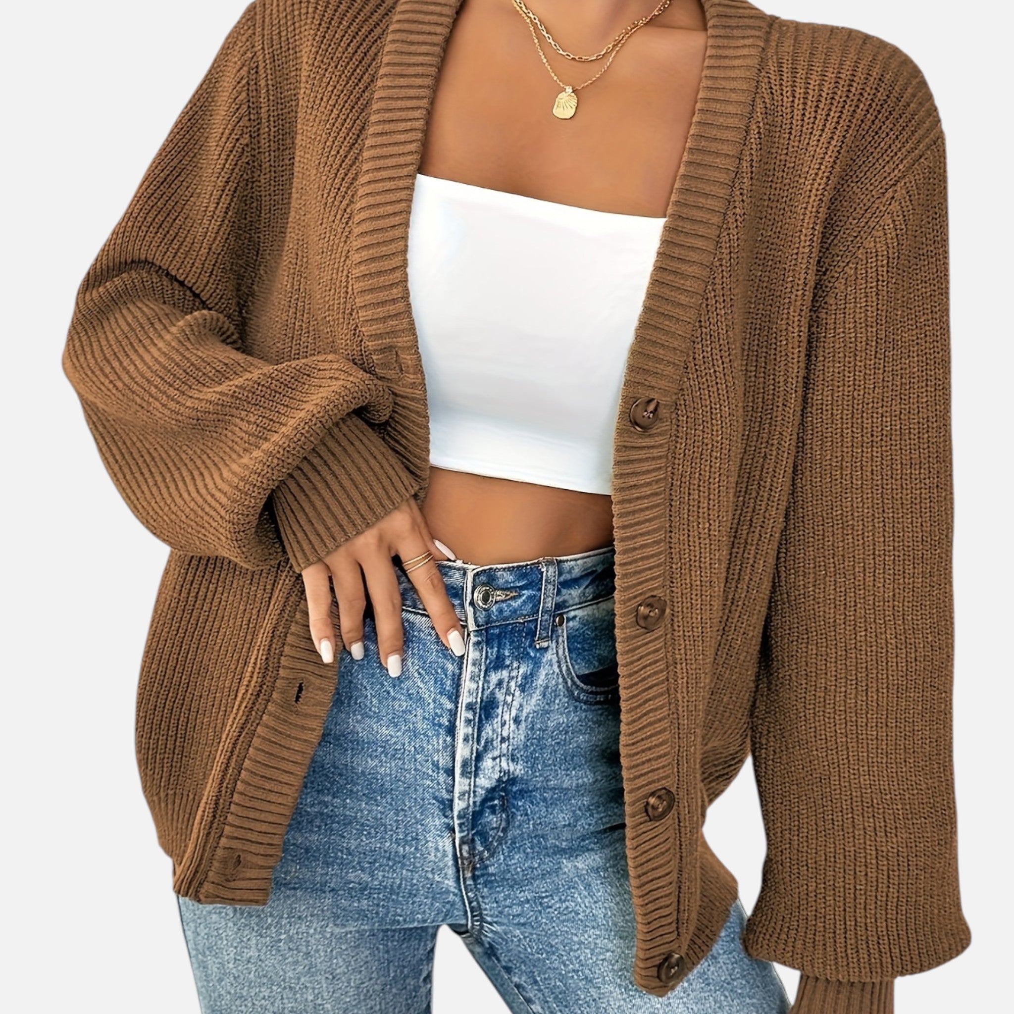 Beverly Moda | Women’s Timeless Elegant Cardigan
