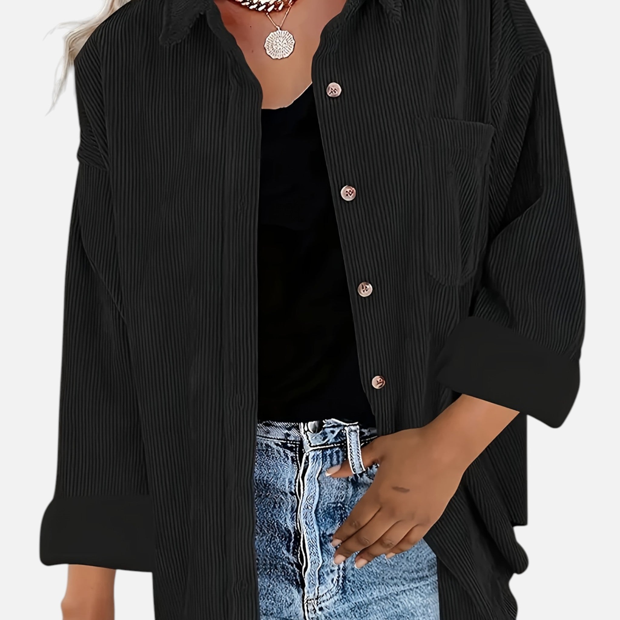 Beverly Moda | Women’s Timeless Oversized Blouse