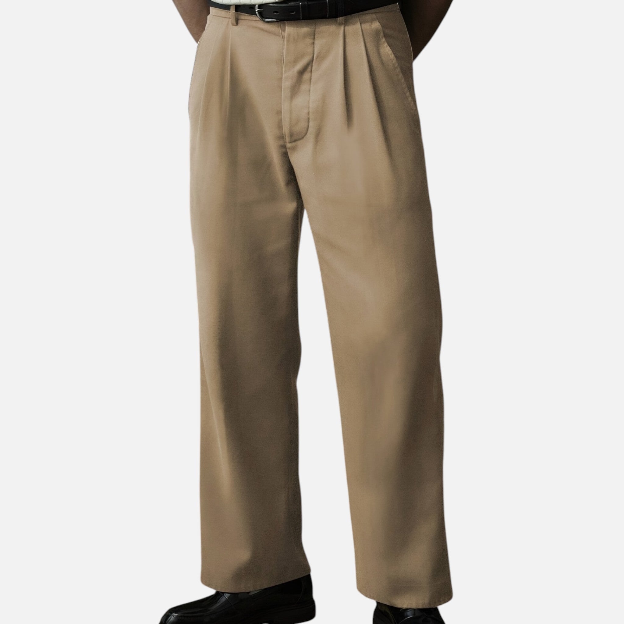 Beverly Moda | Men’s Classic Tailored Straight Pants