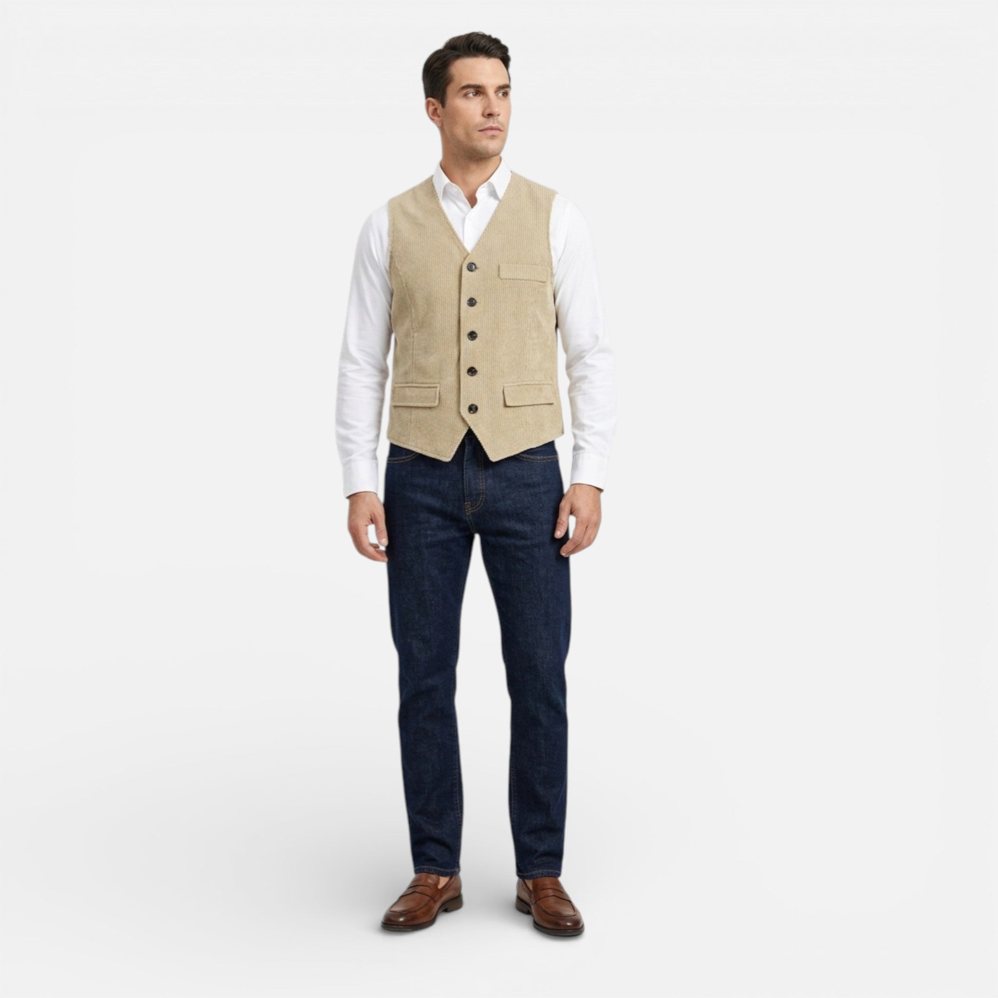 Beverly Moda | Men’s Heritage Corduroy Waistcoat