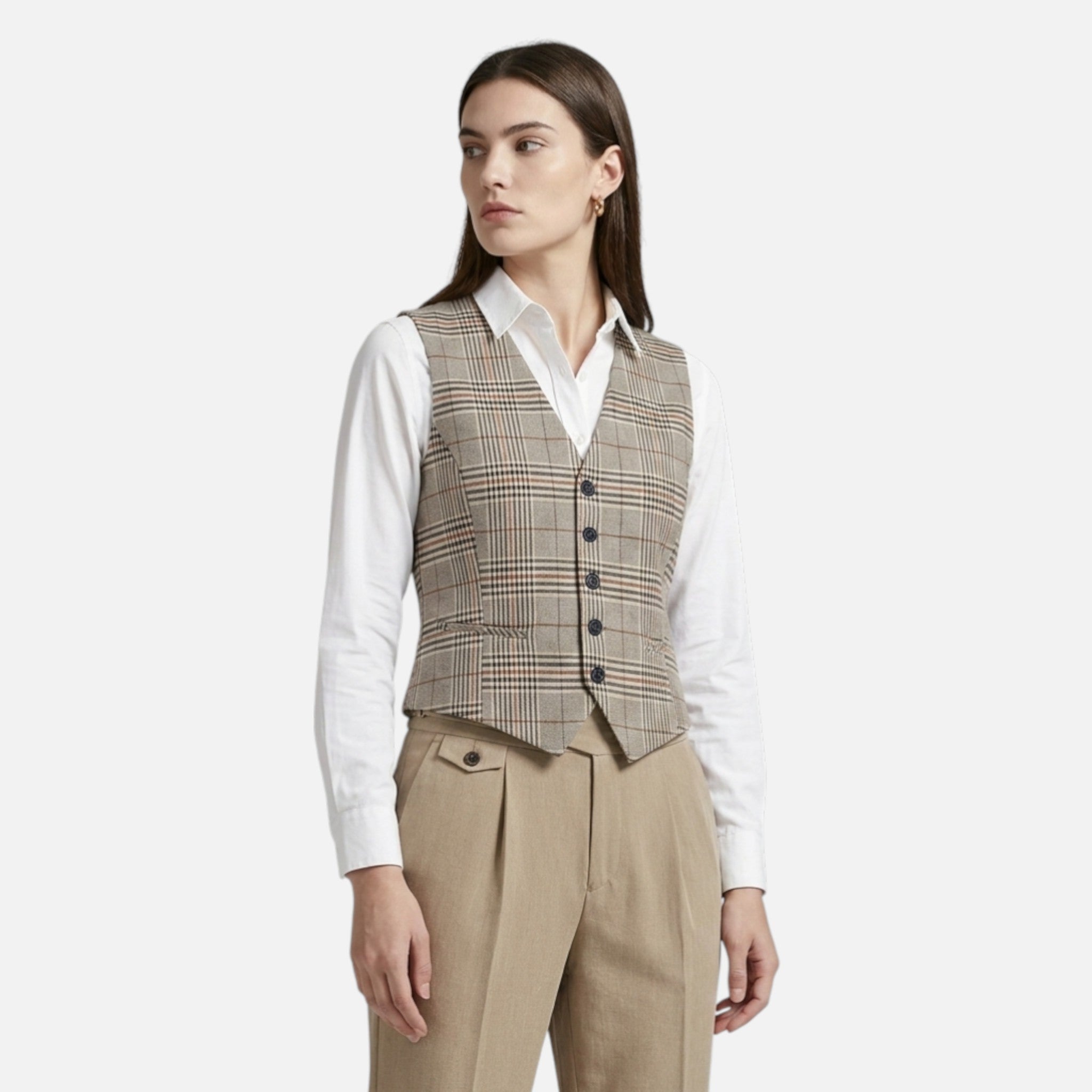 Beverly Moda | Women’s Heritage Tailored Waist-Cinched Top