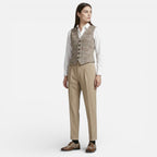 Beverly Moda | Women’s Heritage Tailored Waist-Cinched Top