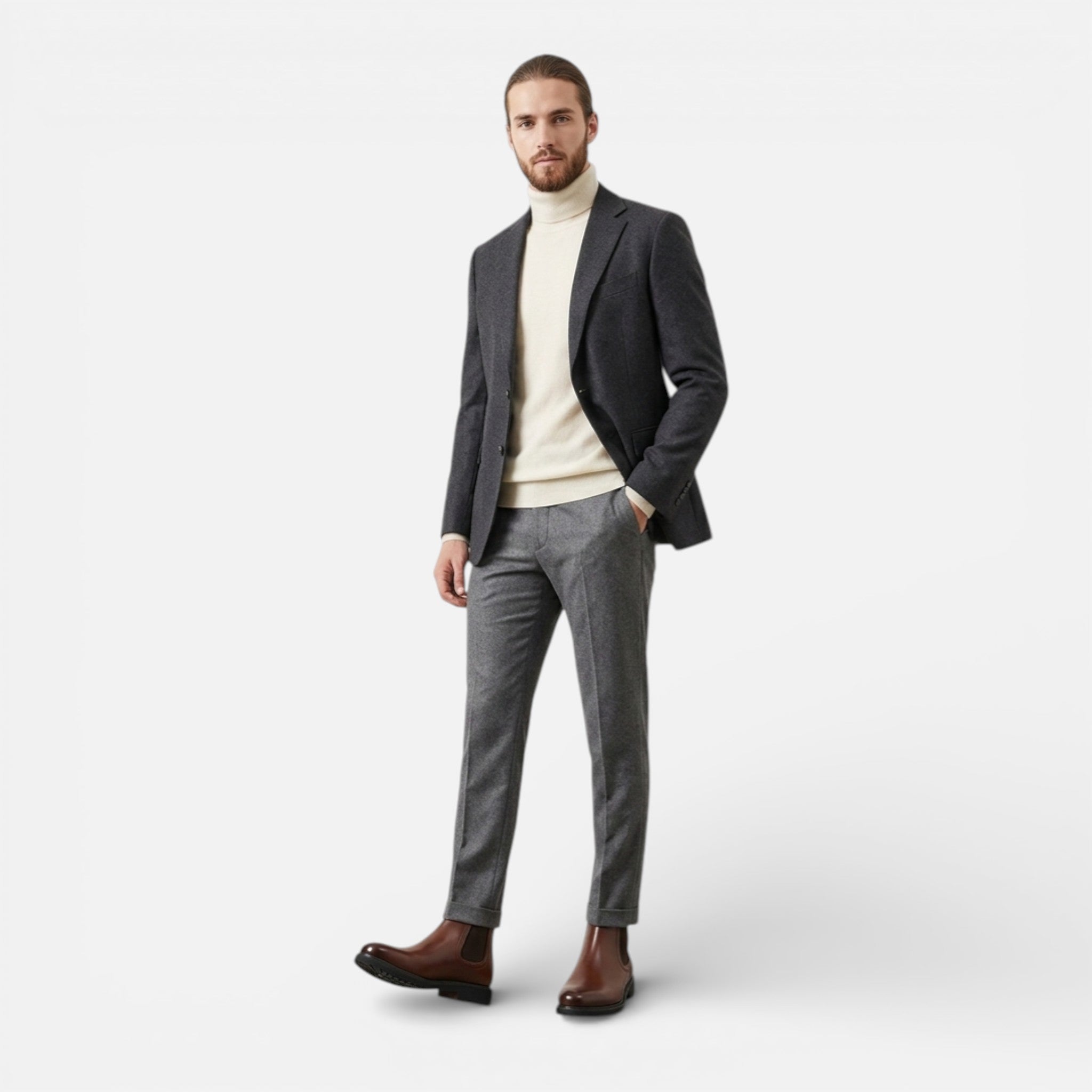 Beverly Moda | Men’s Classic Anti-Slip Dress Boots
