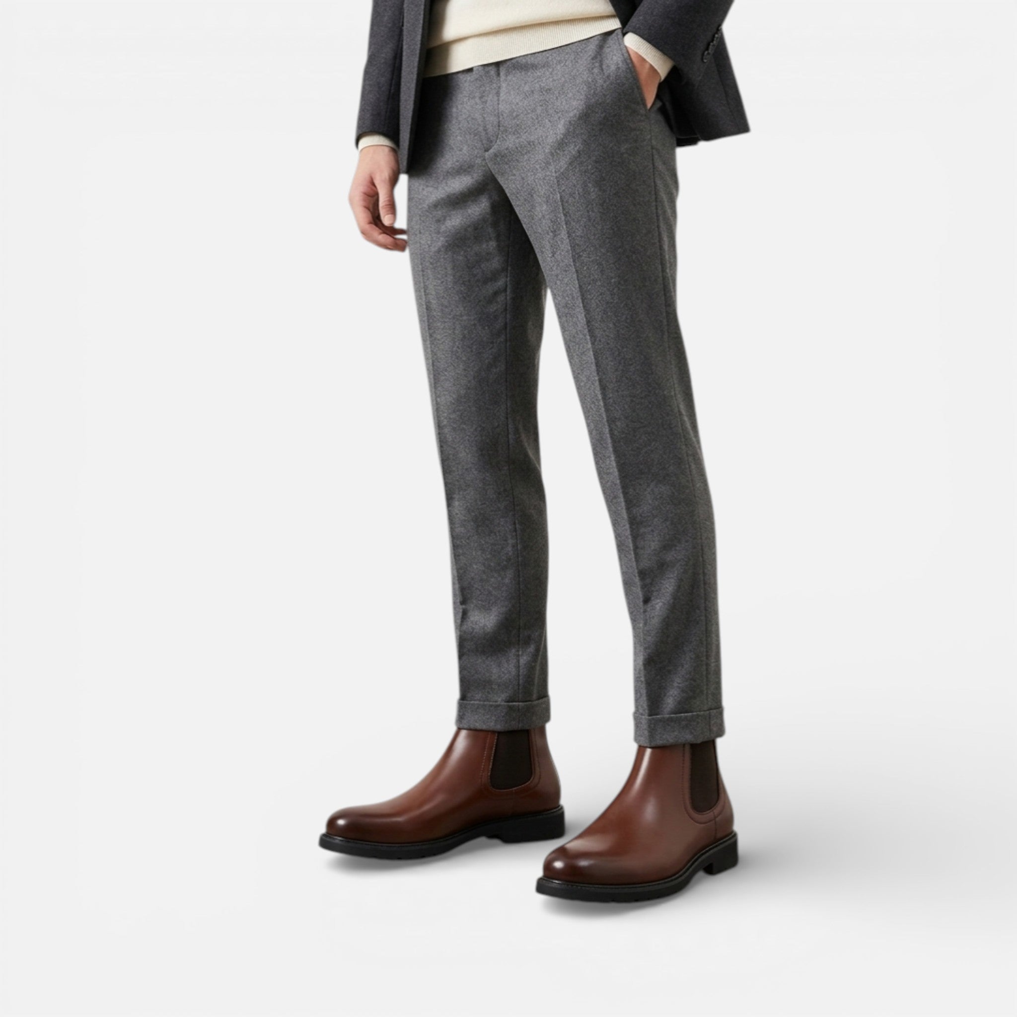 Beverly Moda | Men’s Classic Anti-Slip Dress Boots