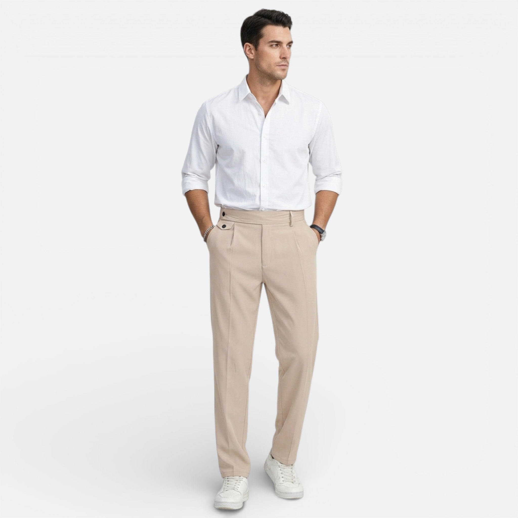 Beverly Moda | Men’s Classic Loose-Fitting Trousers
