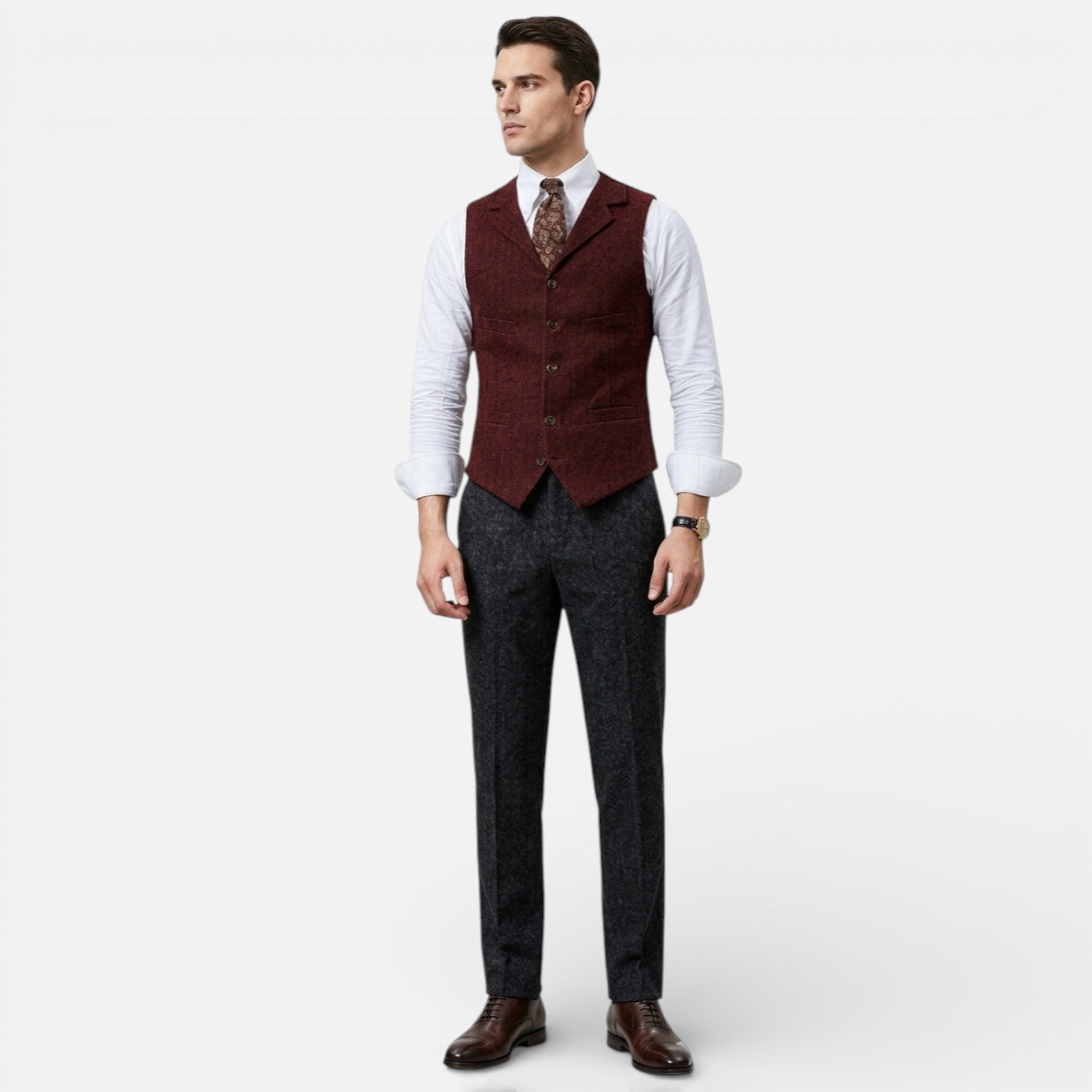 Beverly Moda | Men’s Vintage Wool Waistcoat