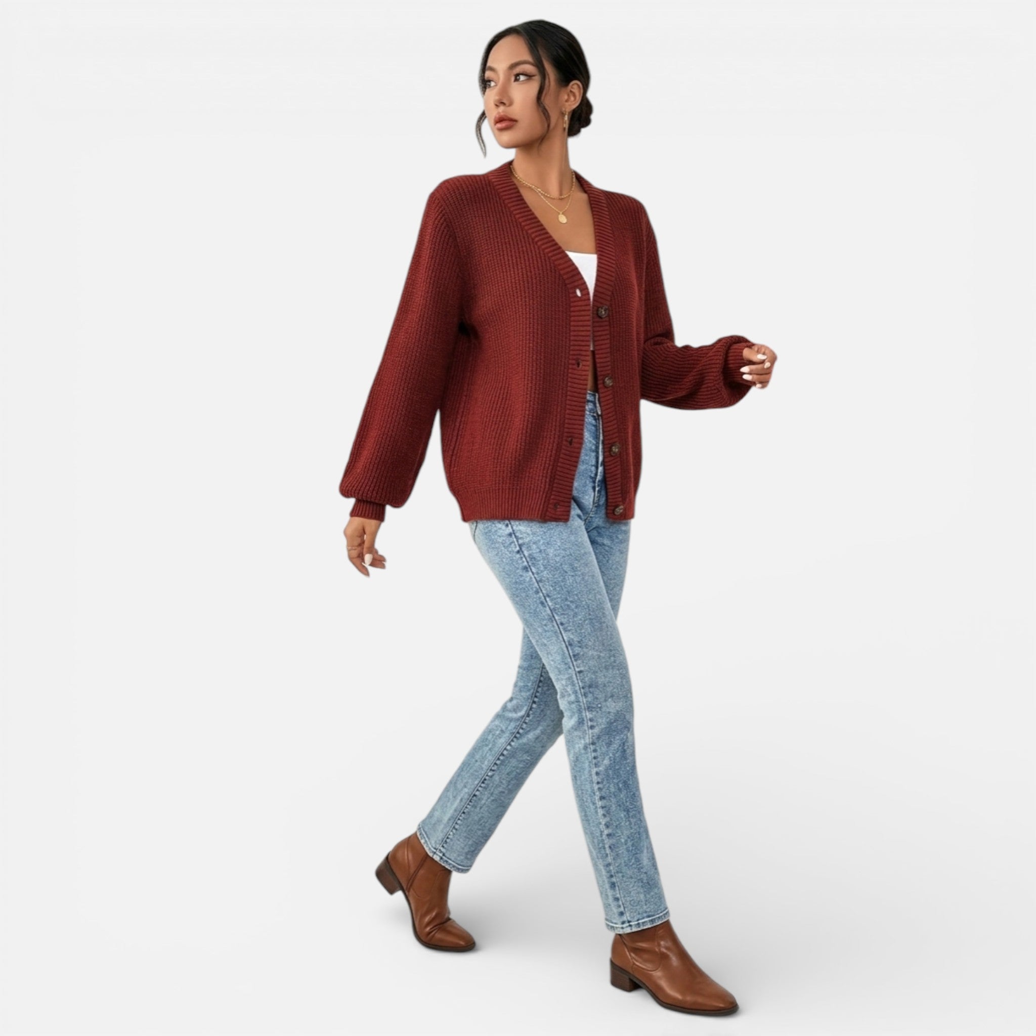 Beverly Moda | Women’s Timeless Elegant Cardigan