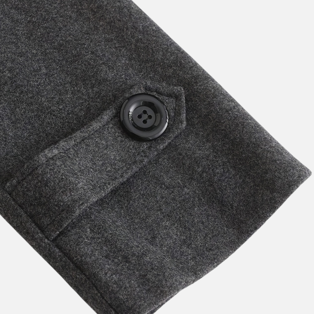 Beverly Moda | Men’s Classic Wool Overcoat