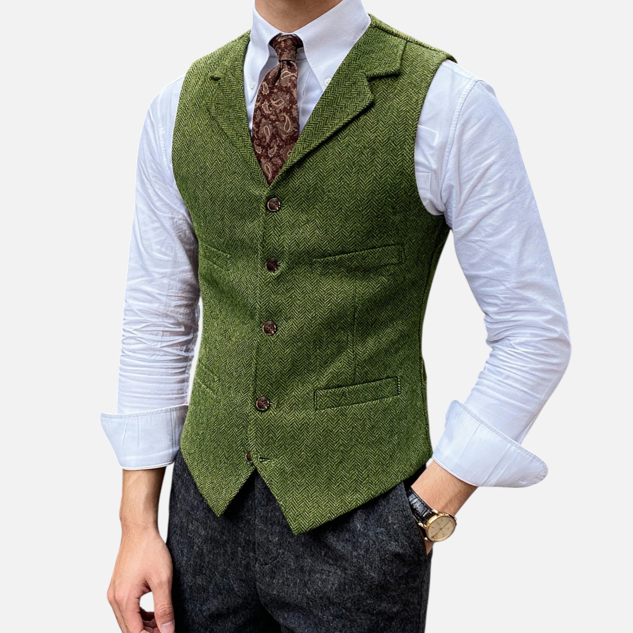 Beverly Moda | Men’s Vintage Wool Waistcoat
