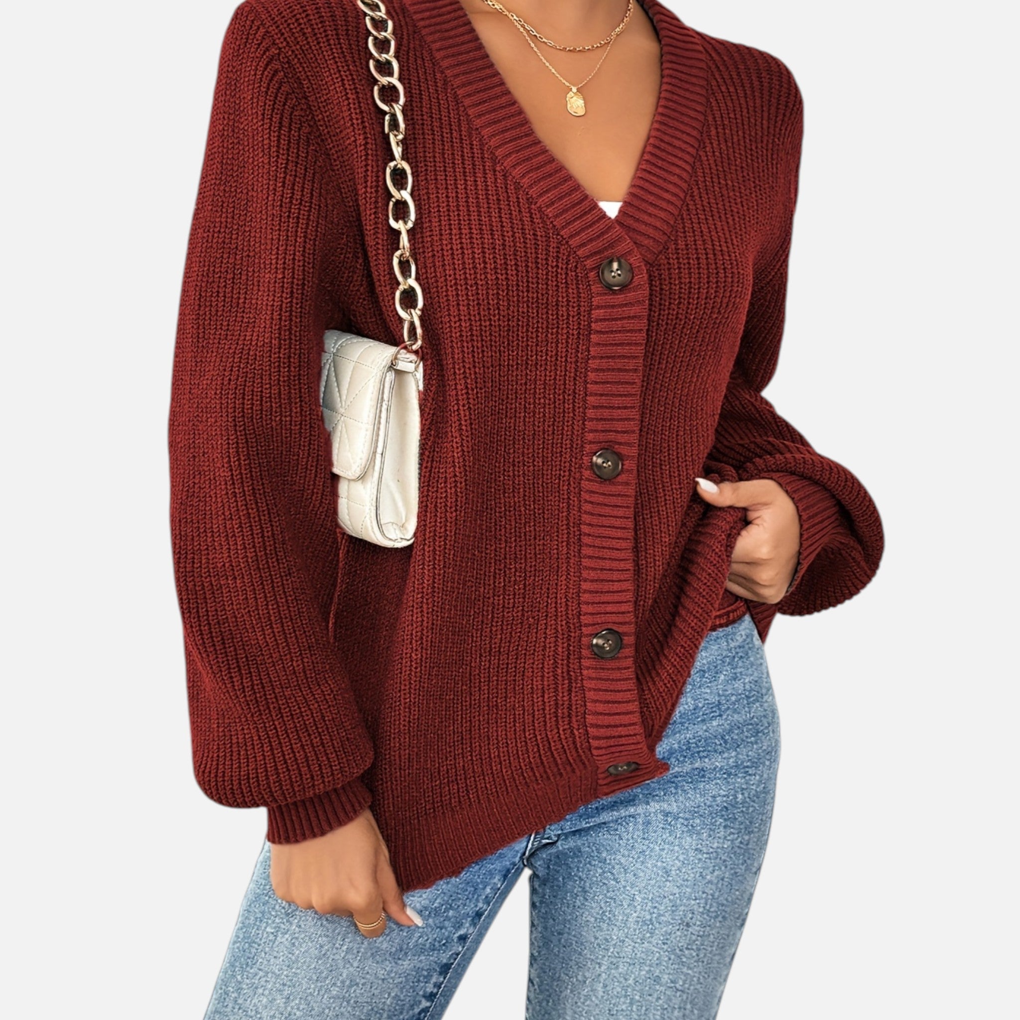 Beverly Moda | Women’s Timeless Elegant Cardigan
