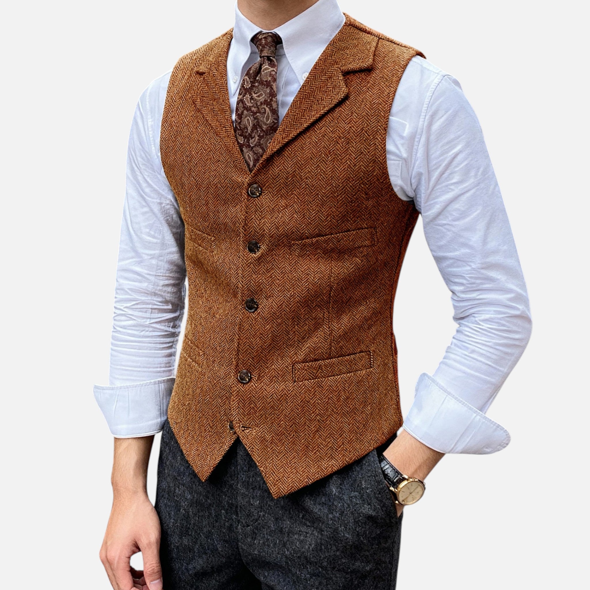 Beverly Moda | Men’s Vintage Wool Waistcoat