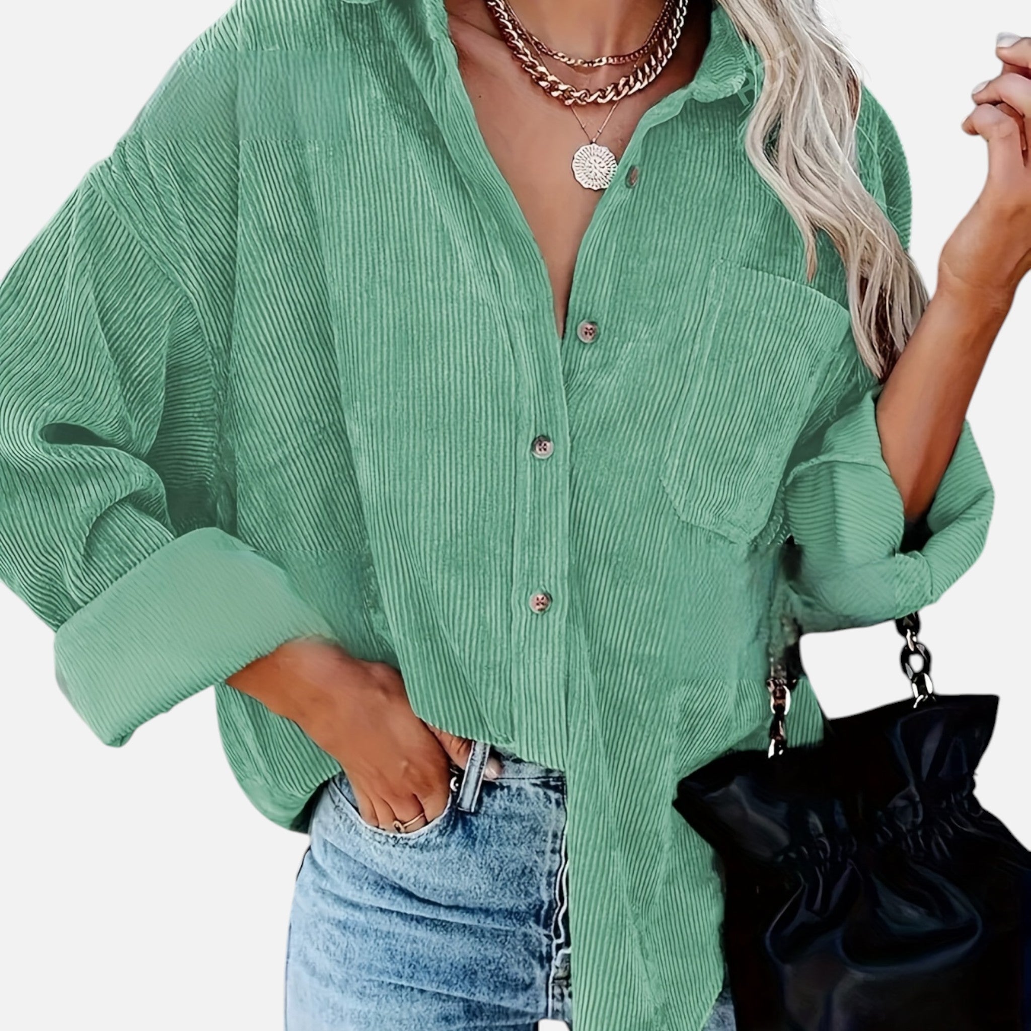 Beverly Moda | Women’s Timeless Oversized Blouse