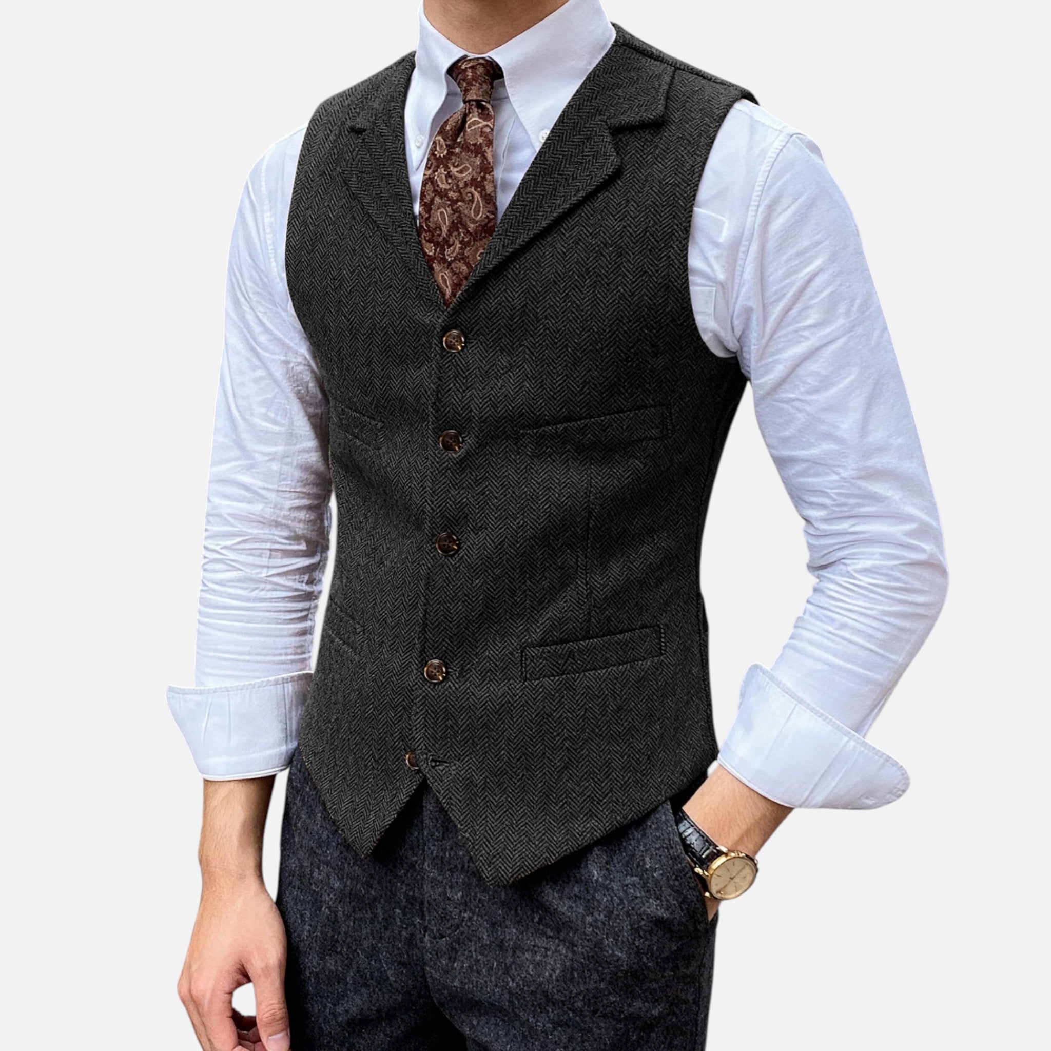Beverly Moda | Men’s Vintage Wool Waistcoat