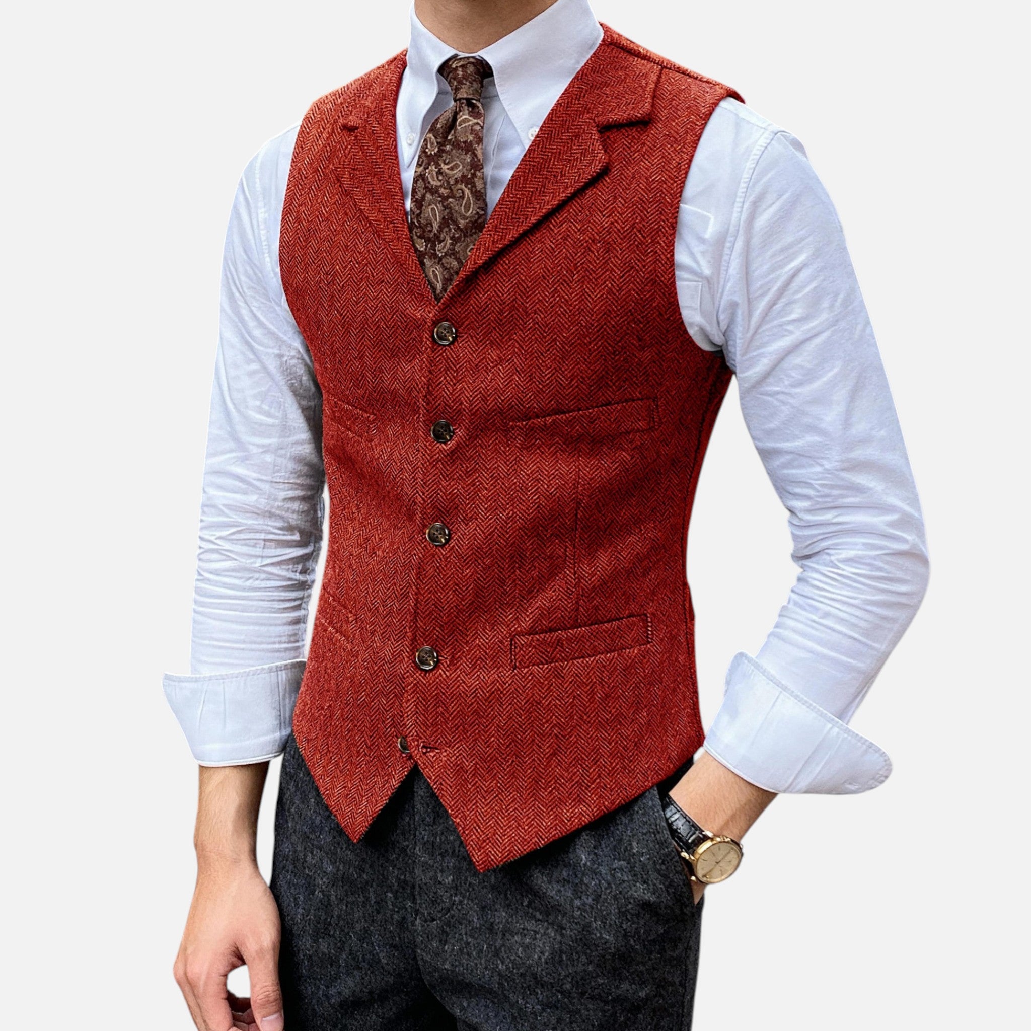 Beverly Moda | Men’s Vintage Wool Waistcoat