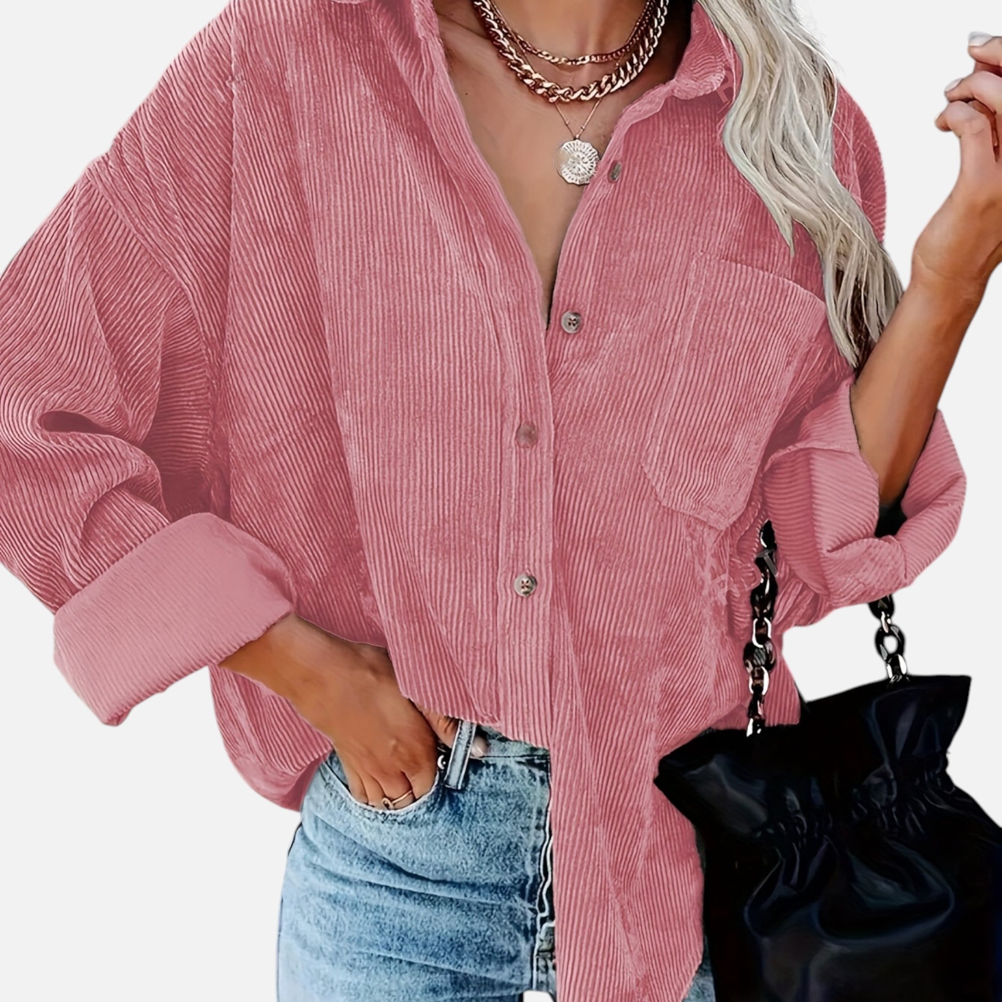 Beverly Moda | Women’s Timeless Oversized Blouse