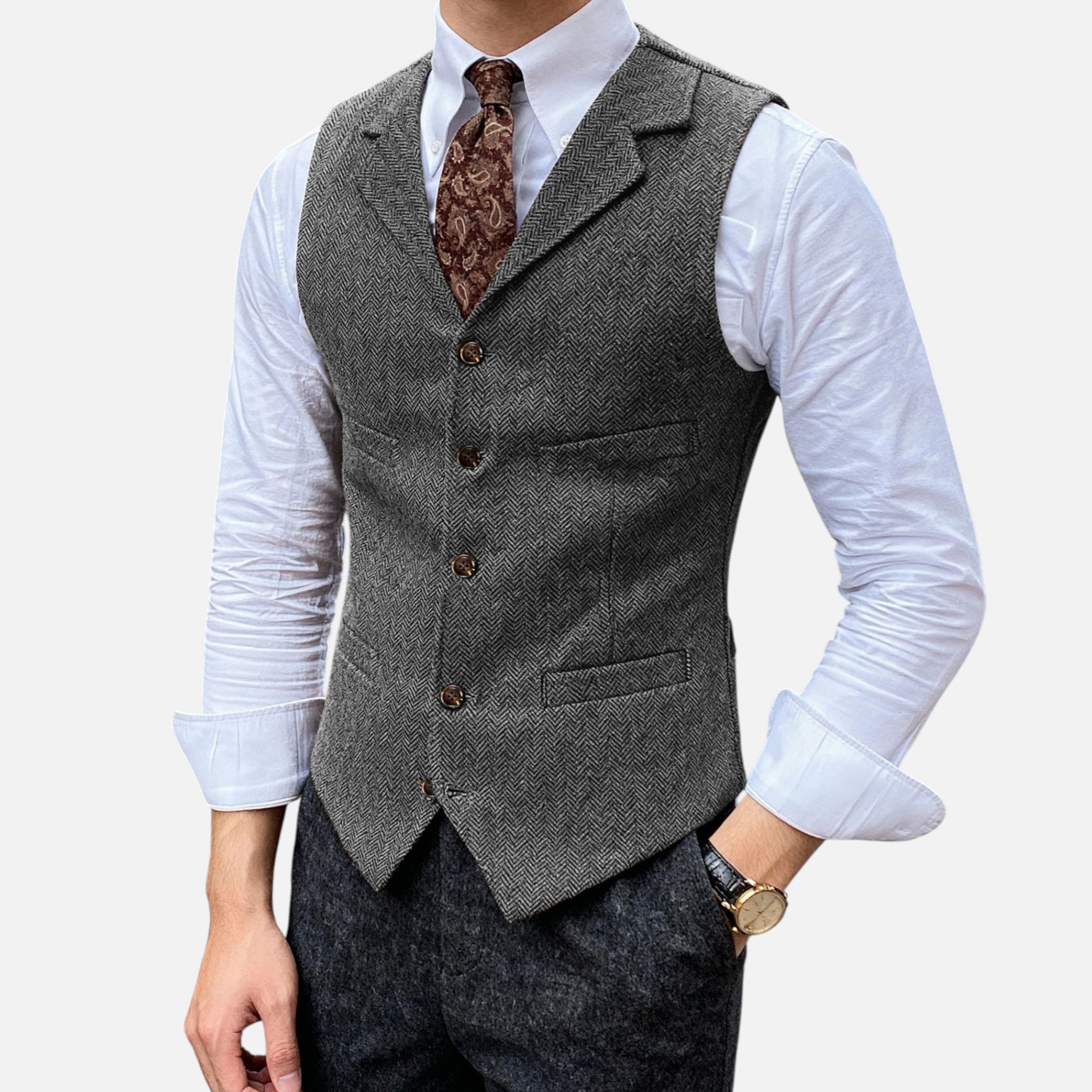 Beverly Moda | Men’s Vintage Wool Waistcoat